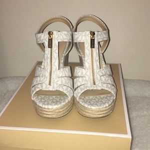 Worn Once! Michael Kors Berkley Wedges